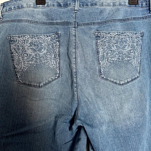 Gloria Vanderbilt Jordyn Denim Capri Jeans Plus size 18W - Picture 5 of 9